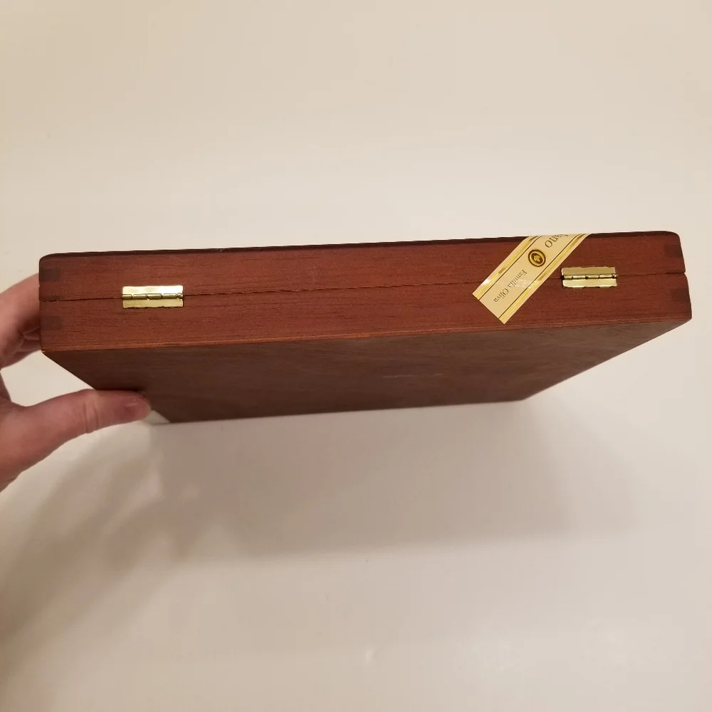 EMPTY Elegant Solid Wood Box from Oliva Serie V Melanio Torpedo Cigar Box